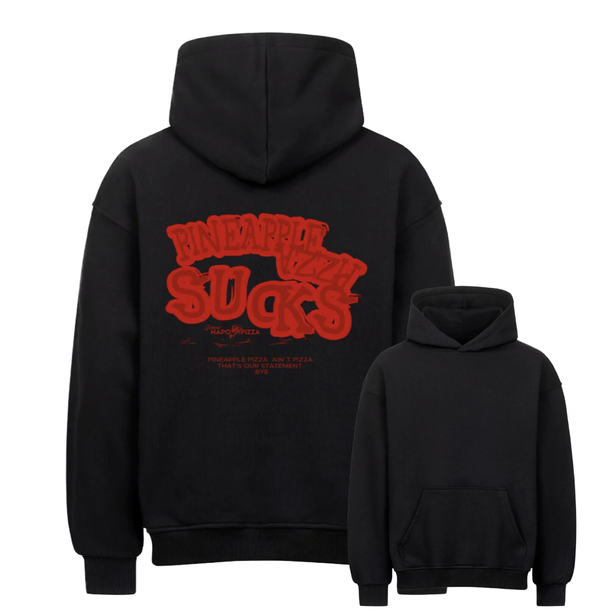 No Pineapple Heavy Oversized Hoodie /Unisex