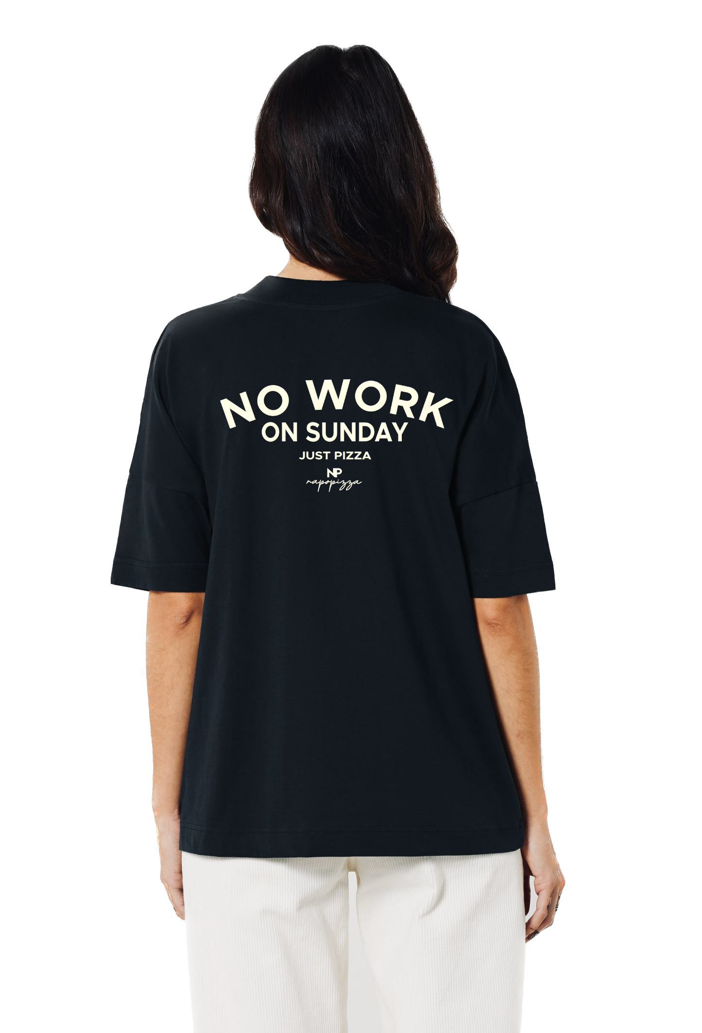 No work on Sunday Heavy Weight (200 GSM) Overszied T-Shirt Black /Unisex