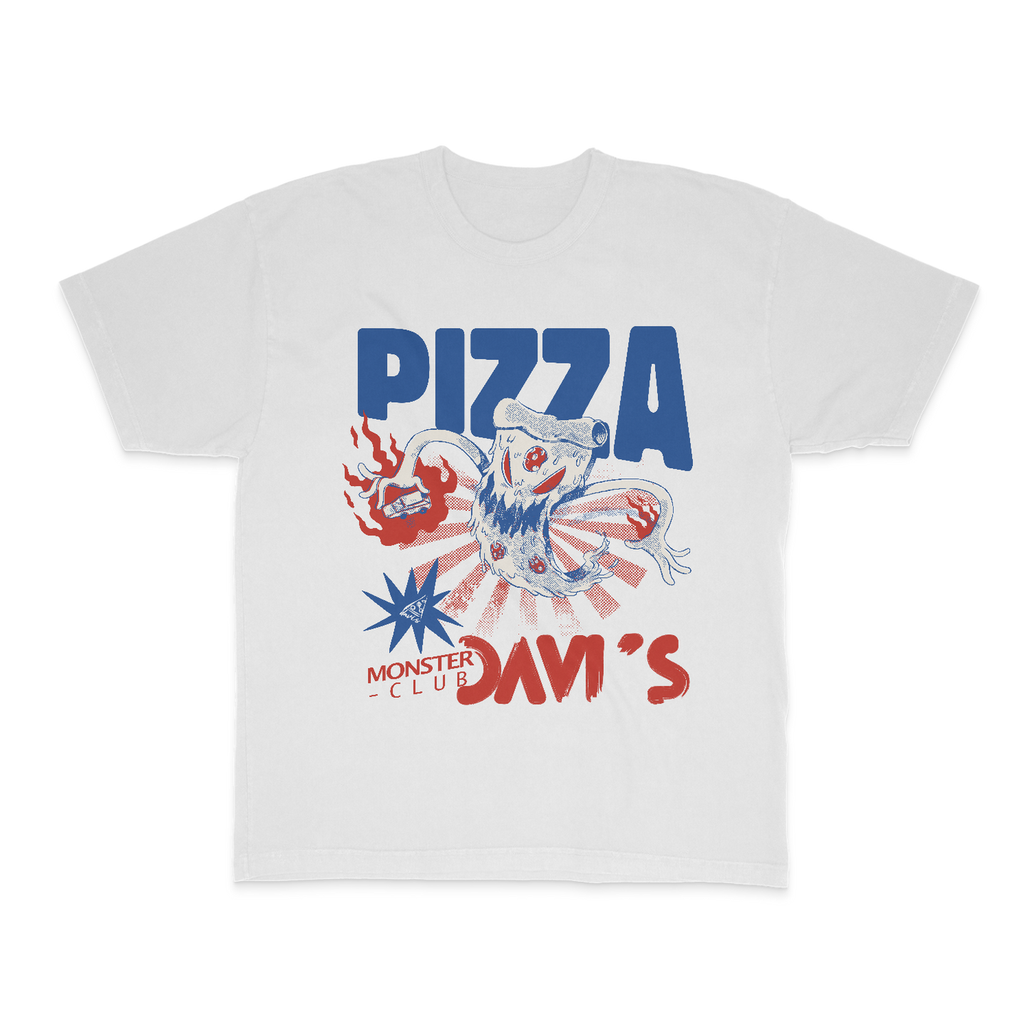 Monster Club Overszied T-Shirt Black & White /Unisex