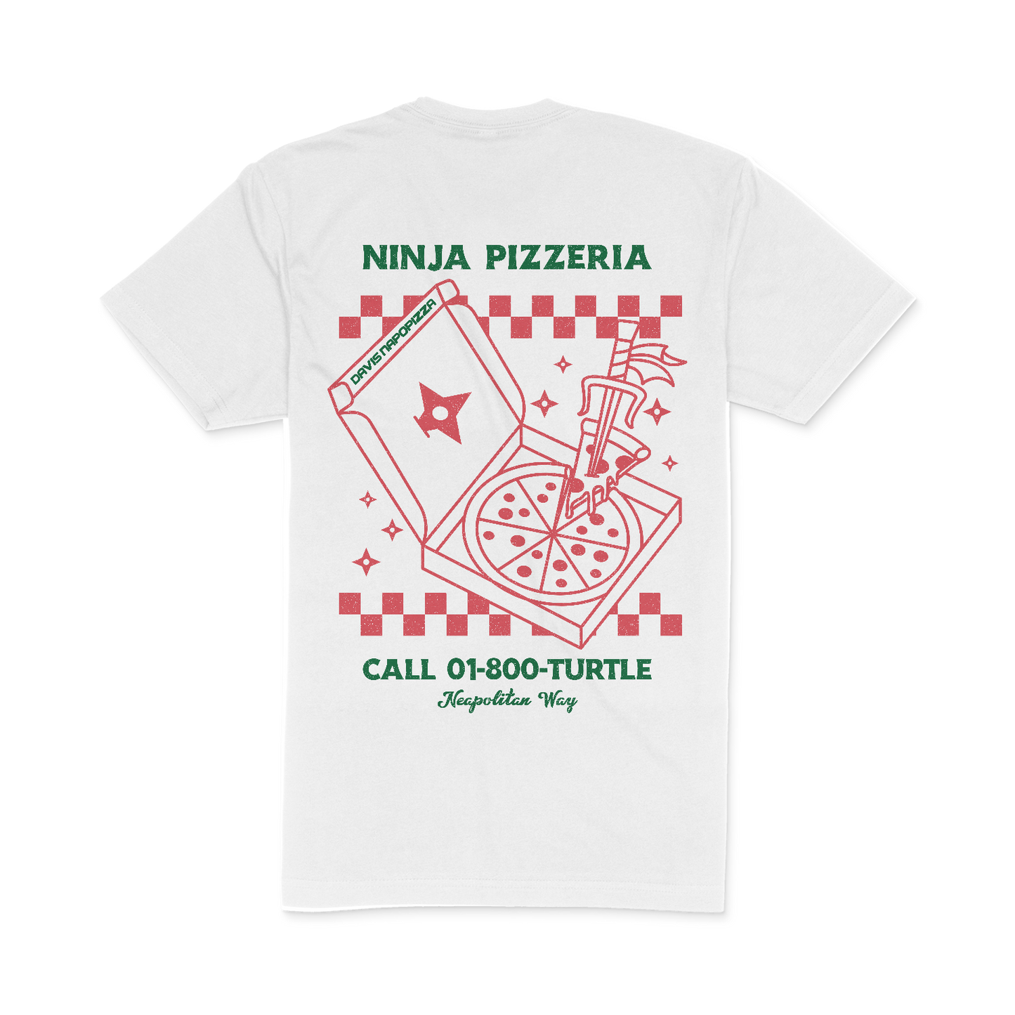 Ninja Pizzeria Organic Regular T-Shirt /Unisex