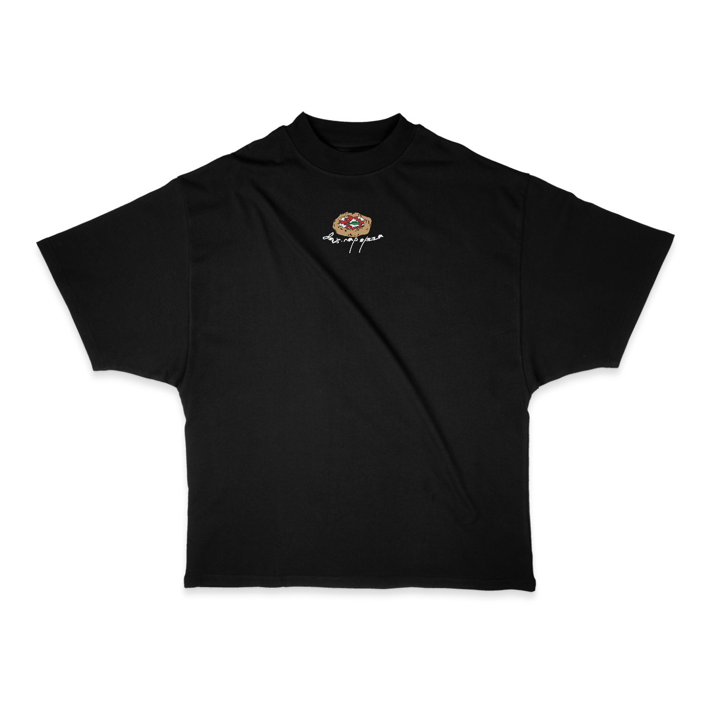Never Give up Heavy Weight (200 GSM) Oversized T-Shirt, Black /Unisex