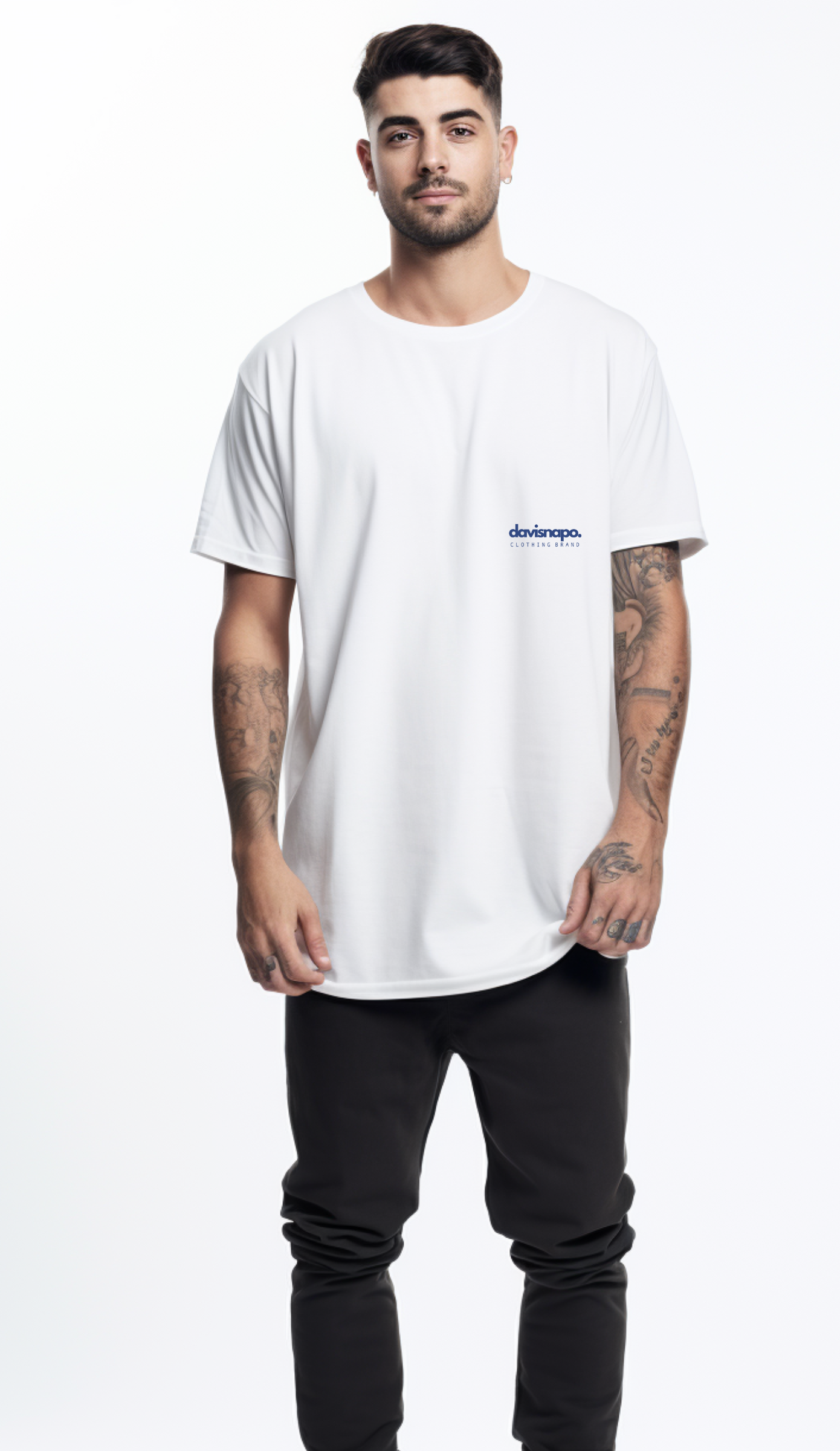 Quartieri Overszied White Electric Blue /Unisex