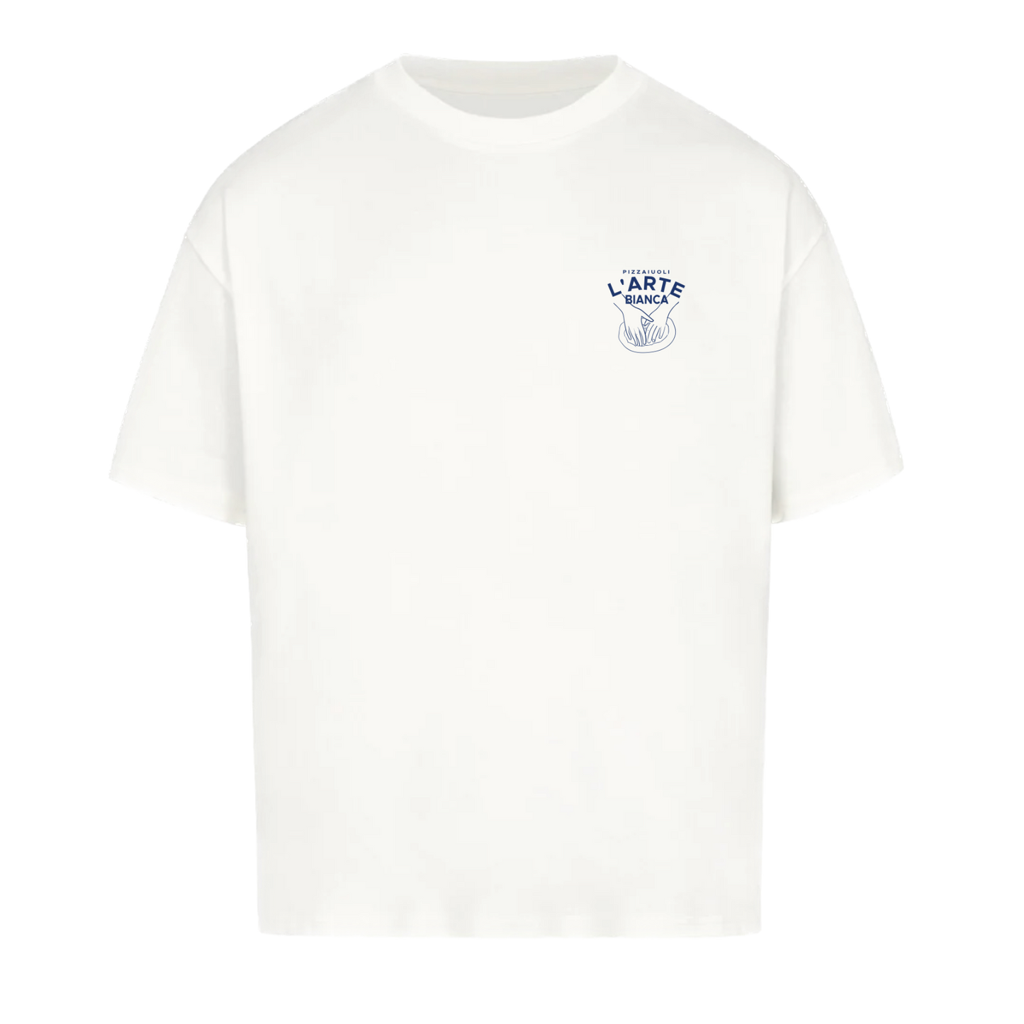 L'Arte Bianca Heavy Weight (240 GSM) Oversized Shirt, White /Unisex