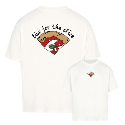 For the Slice Heavy Weight (240 GSM) Oversized T-Shirt, White /Unisex