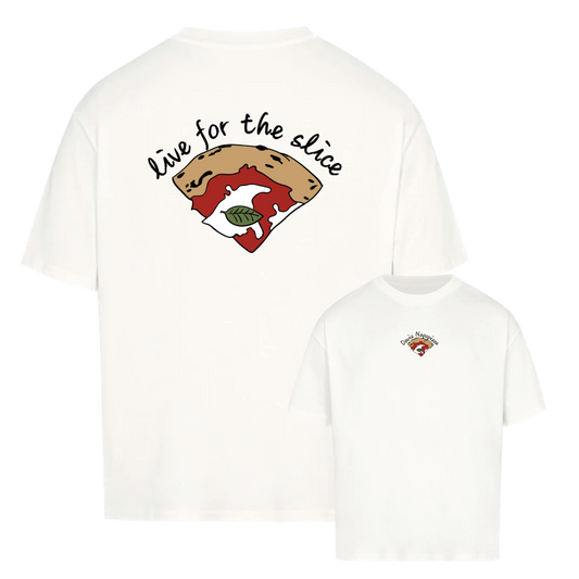 For the Slice Heavy Weight (240 GSM) Oversized T-Shirt, White /Unisex