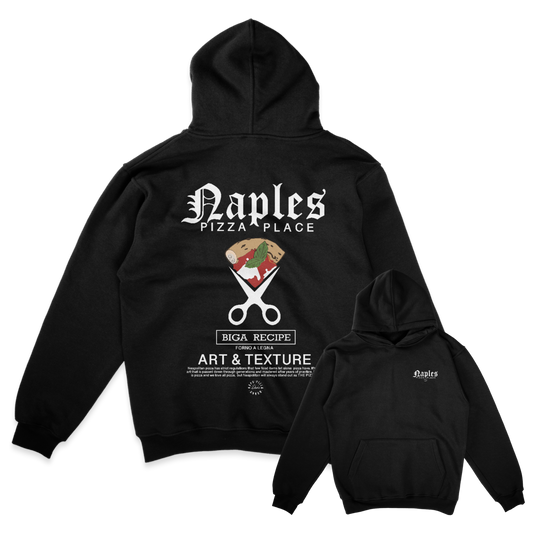 Naples Pizza Place Heavy Weight Oversized Hoodie  /Unisex