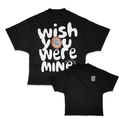 Wish Heavy Weight (200 GSM) Oversized T-Shirt, Black /Unisex