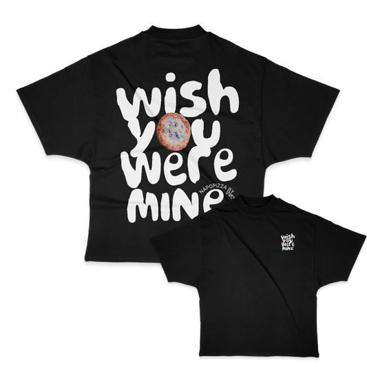 Wish Heavy Weight (200 GSM) Oversized T-Shirt, Black /Unisex