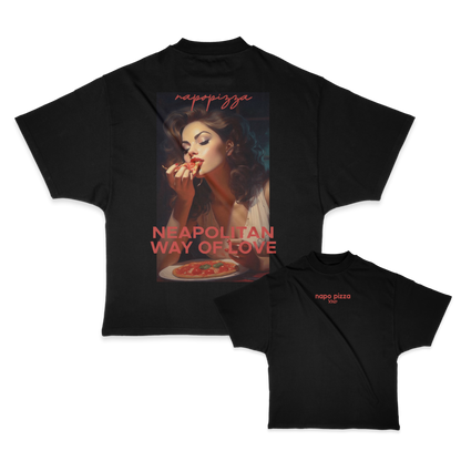 Way of Love Heavy Weight (200 GSM) Oversized T-Shirt, Black /Unisex
