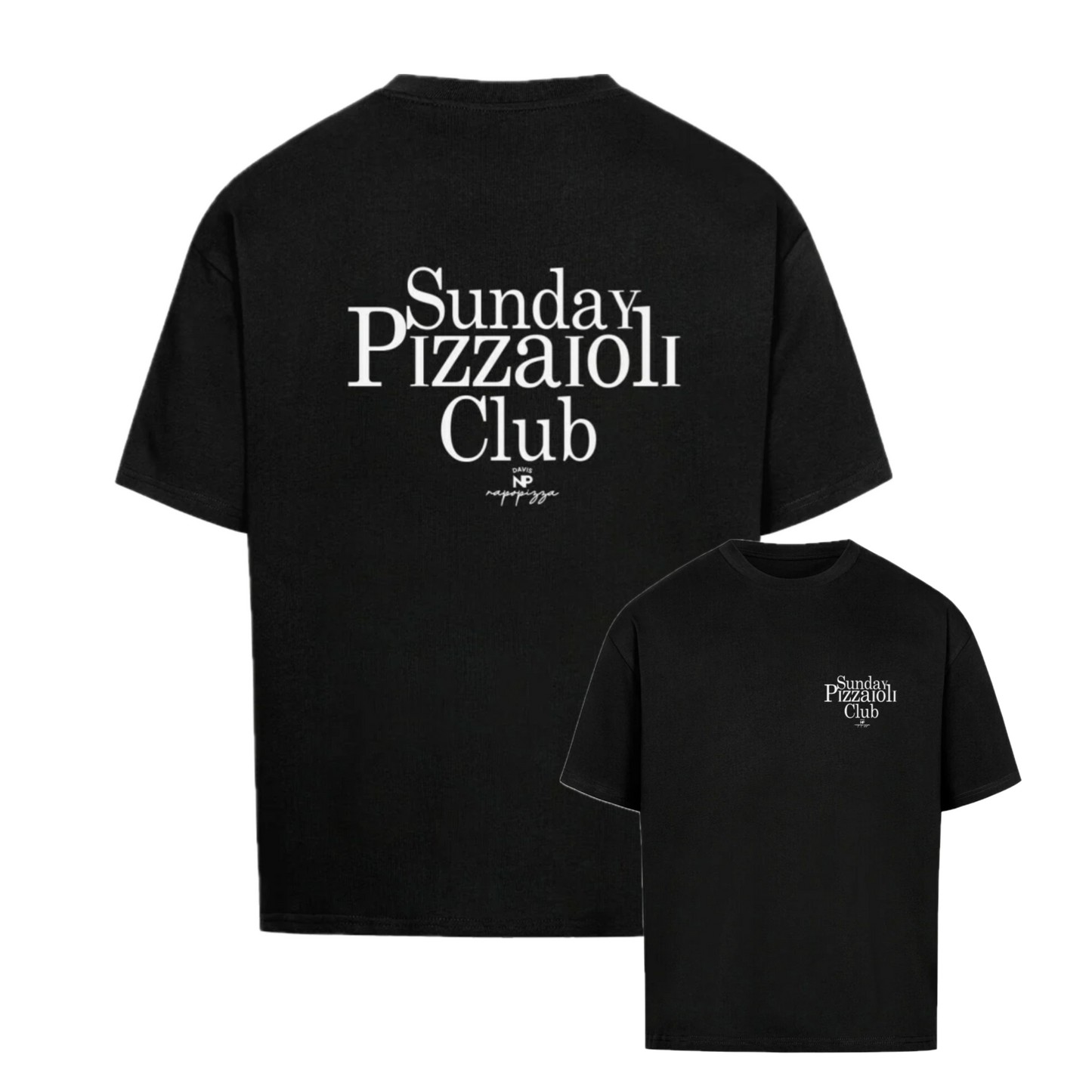 Pizzaioli Club Heavy Weight (240 GSM) Oversized T-Shirt  /Unisex