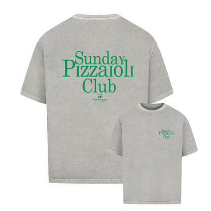 Pizzaioli Club Heavy Weight (240 GSM) Oversized T-Shirt  /Unisex