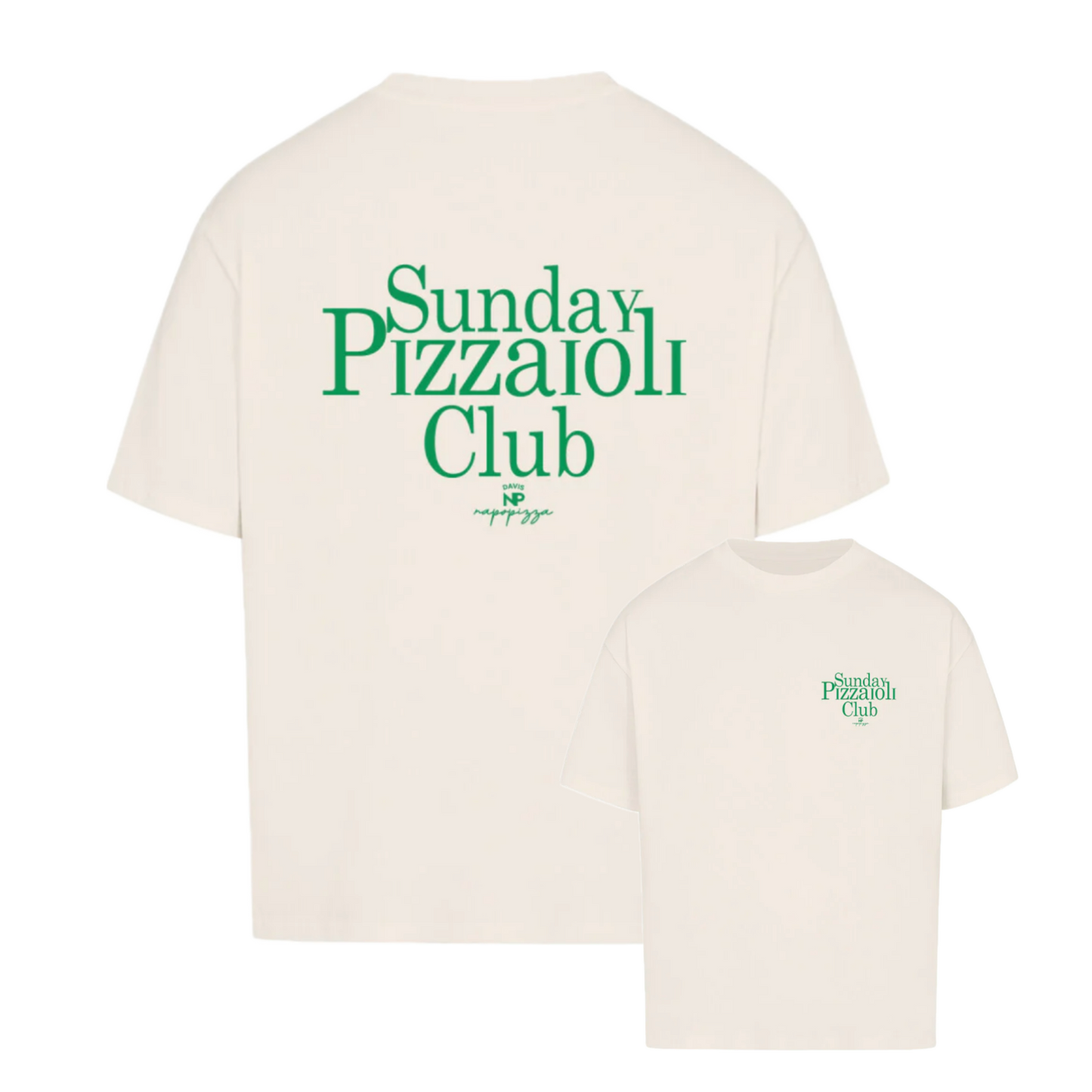 Pizzaioli Club Heavy Weight (240 GSM) Oversized T-Shirt  /Unisex