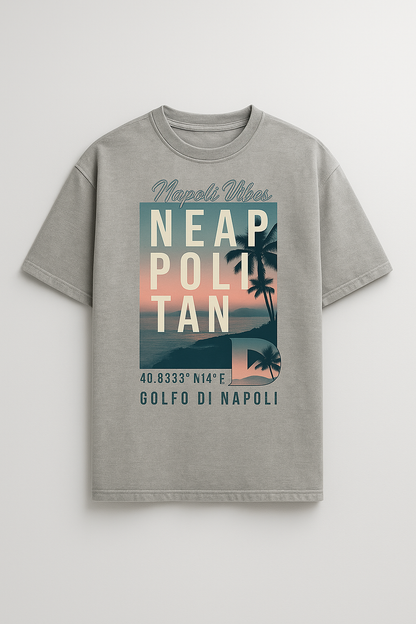 Neapolitan Sunset Vibes Oversized Shirt