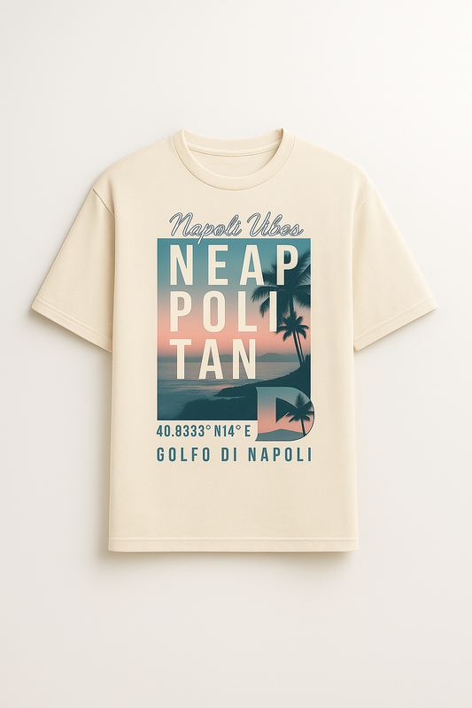 Neapolitan Sunset Vibes Oversized Shirt