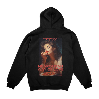 Way of Love Heavy Oversized Hoodie Black /Unisex