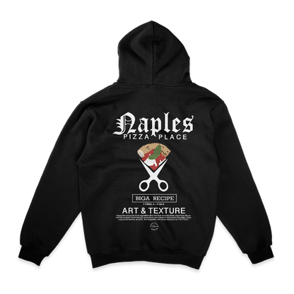Naples Pizza Place Heavy Weight Oversized Hoodie  /Unisex