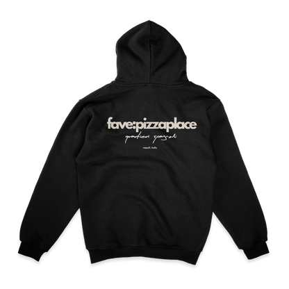 Quartieri Oversized Hoodie Black Vanilla Baby /Unisex