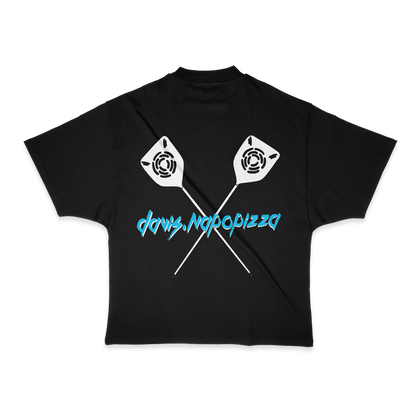 Davis NP Pala Heavy Weight (200 GSM) Oversized T-Shirt, Black /Unisex