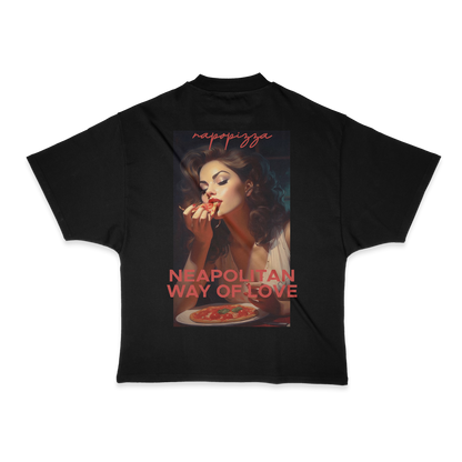 Way of Love Heavy Weight (200 GSM) Oversized T-Shirt, Black /Unisex