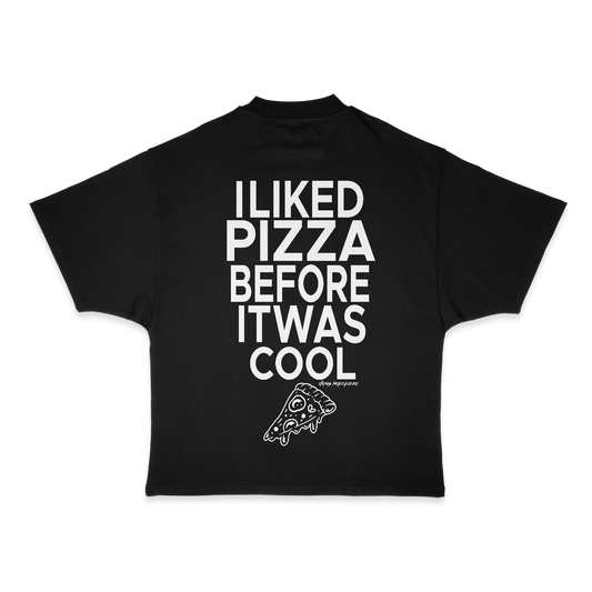 Before it Heavy Weight (200 GSM) Oversized T-Shirt, Black /Unisex