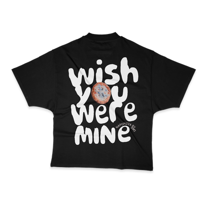 Wish Heavy Weight (200 GSM) Oversized T-Shirt, Black /Unisex