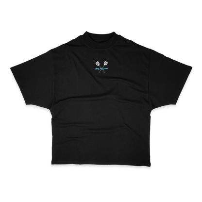 Davis NP Pala Heavy Weight (200 GSM) Oversized T-Shirt, Black /Unisex