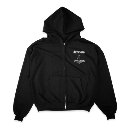 Da Vincenzo X Davisnapo Collab Oversized Zipper Hoodie /Unisex