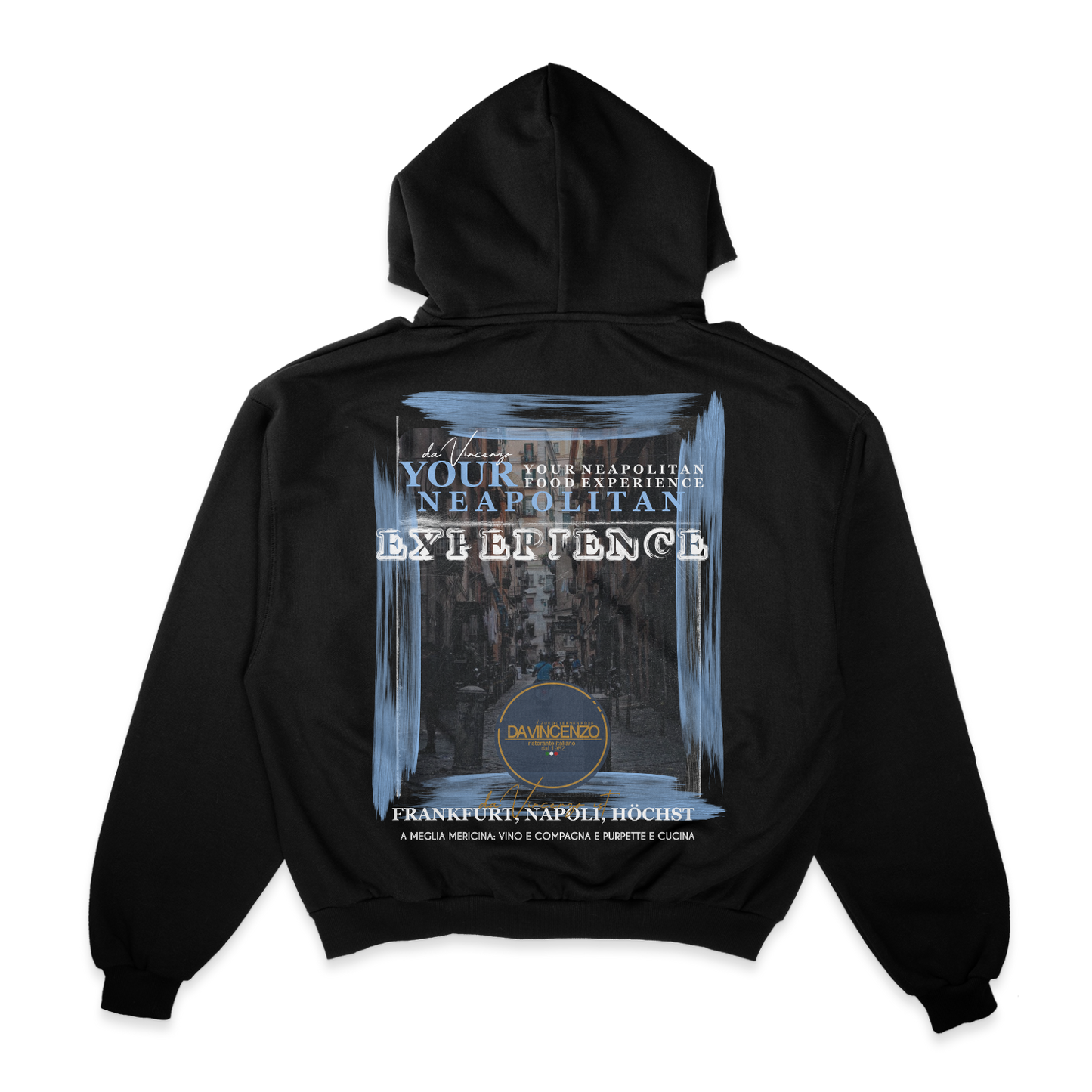 Da Vincenzo X Davisnapo Collab Oversized Zipper Hoodie /Unisex