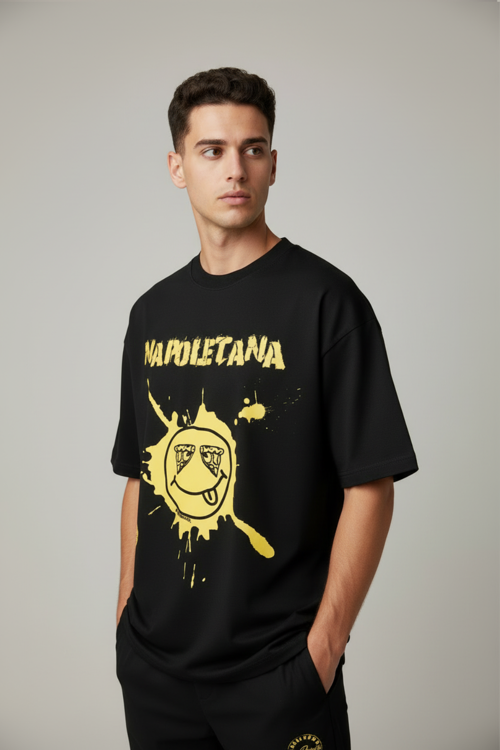 Nirvatana Artistic Heavy Weight (240 GSM) Oversized T-Shirt /Unisex