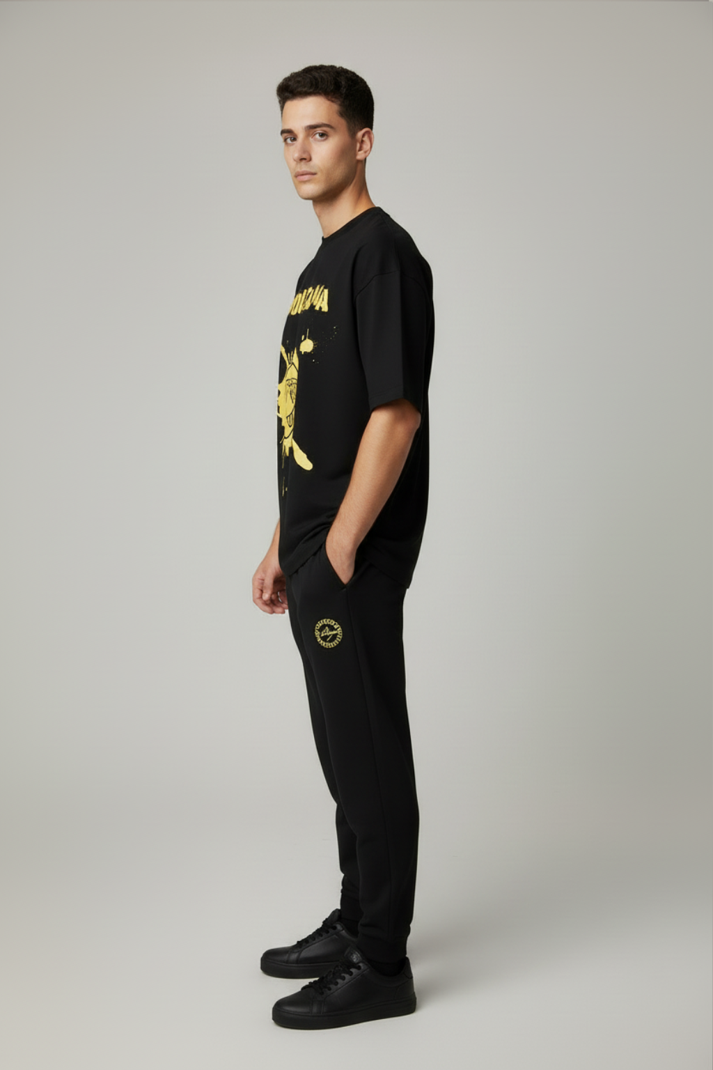 Nirvatana Artistic Heavy Weight (240 GSM) Oversized T-Shirt /Unisex