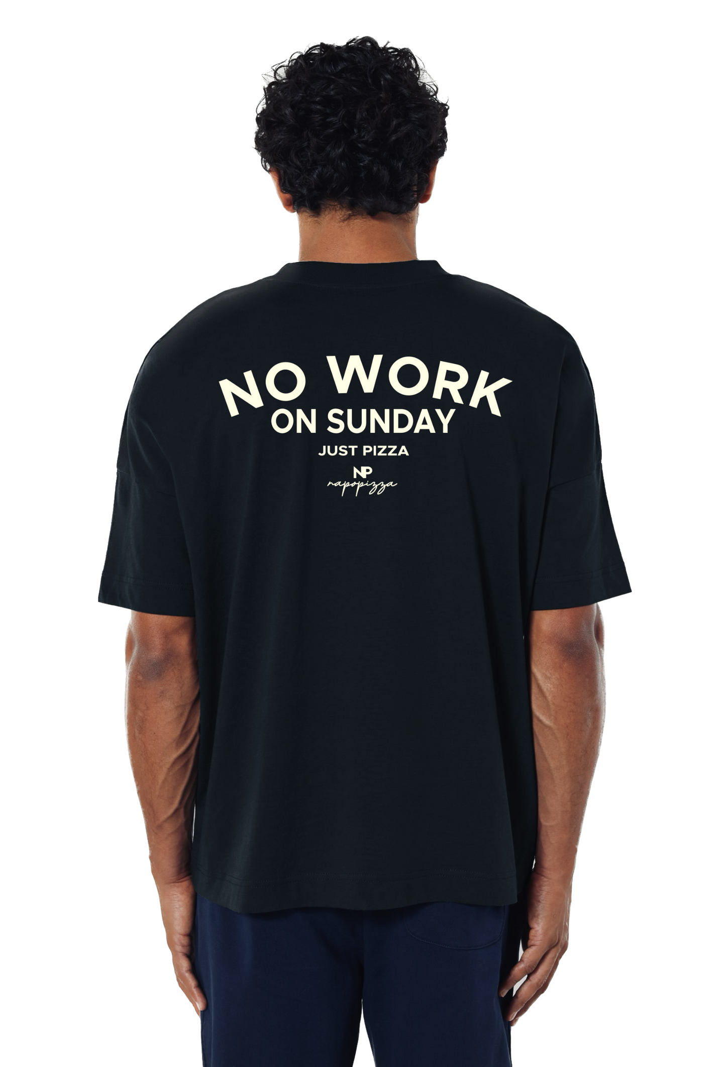 No work on Sunday Heavy Weight (200 GSM) Oversized T-Shirt, Natural Raw /Unisex