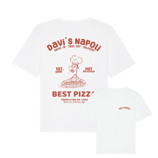 Rosso Pizzeria oversized  t-shirt