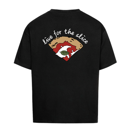 For the Slice Heavy Weight (240 GSM) Oversized T-Shirt, Black  /Unisex
