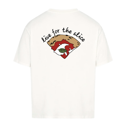 For the Slice Heavy Weight (240 GSM) Oversized T-Shirt, White /Unisex