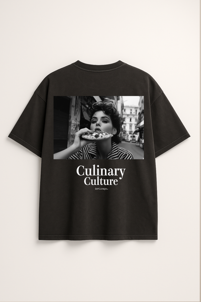 Culinary Culture Oversized T-Shirt