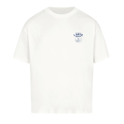 L'Arte Bianca Heavy Weight (240 GSM) Oversized Shirt, White /Unisex